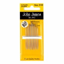 Milliners №3 (12шт) Набір шляпочних голок John James (Англія)
