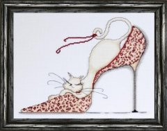 Набор для вышивания крестом "Leopard Shoe//Леопардовая обувь" Design Works