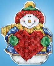 Набор для вышивания крестом "Snowman//Снеговик" Design Works