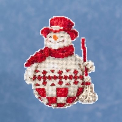 Набор для вышивания "Nordic Snowman//Скандинавский снеговик" Mill Hill