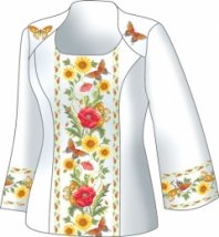 Схема для вышивания женской вышиванки "Красочное лето" Діана+