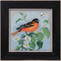 Набор для вышивания "Baltimore Oriole//Иволга Балтимора" Mill Hill