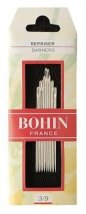 Short Darners №3/9 (10шт) Набор штопальных игл для шитья Bohin (Франция)