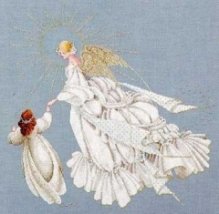 Схема "Angel of Mercy//Ангел Милосердия" Lavender & Lace