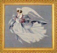 Схема "Angel of Winter//Ангел Зими" Lavender & Lace