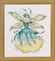 Схема "March Aquamarine Fairy//Мартовская аквамаринова фея" Mirabilia Designs