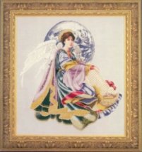 Схема "World peace angel//Мировой Ангел Мира" Lavender & Lace
