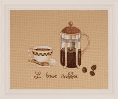 Набор для вышивания "Любитель кофе" XIU CRAFTS