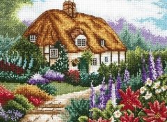 Набор для вышивания "Коттедж (Cottage Garden In Bloom)" ANCHOR