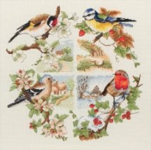 Набор для вышивания "Птицы всех сезонов (Birds And Seasons)" ANCHOR