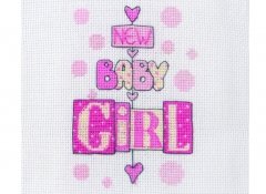 Набор для вышивания "Новорожденная (New Baby Girl)" ANCHOR