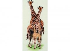 Набір для вишивання "Сім'я жирафів (Giraffe Family)" ANCHOR