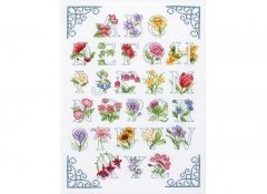 Набор для вышивания "Цветочный алфавит (Floral Alphabet)" ANCHOR