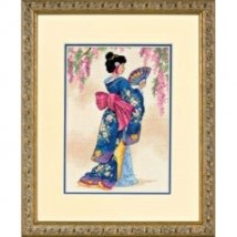 Набір для вишивання хрестиком "Елегантна Гейша//Elegant Geisha" DIMENSIONS 06953