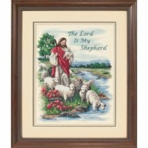 Набір для вишивання хрестиком "Господь мій пастир//The Lord is My Shepherd" DIMENSIONS 03222