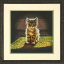 Набор для вышивания крестом "Пушистый котенок//Warm and Fuzzy Kitten" DIMENSIONS 70-35286