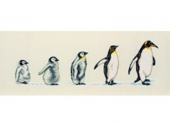 Набор для вышивания "Пингвины в ряд (Penguins in a row)" ANCHOR