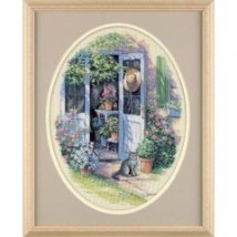 Набір для вишивання хрестиком "Садові двері//Garden Door" DIMENSIONS 35124