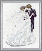 Набор для вышивания крестом "Wedding Couple//Молодожены" Design Works