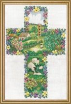 Набір для вишивання хрестиком "Pastoral Cross//Хрест Пастора" Design Works