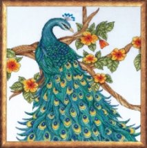 Набор для вышивания крестом "Peacock//Павлин" Design Works