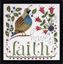 Набор для вышивания крестом "Have Faith//Верить" Design Works