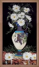 Набор для вышивания крестом "Daisies in Vase//Ромашки в вазе" Design Works