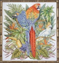 Набір для вишивання хрестиком "Birds of Paradise//Райскі птахи" Design Works