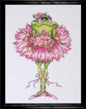 Набор для вышивания крестом "Frog Bouquet//Лягушка с букетом" Design Works
