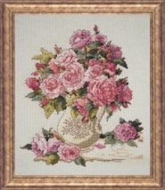 Набір для вишивання хрестиком "China Roses//Китайські троянди" Design Works