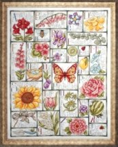 Набір для вишивання хрестиком "Floral ABC//Квітковий алфавіт" Design Works