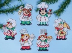 Набор для вышивания крестом "Cooking up Christmas//Готовить к Рождеству" Design Works