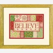 Набор для вышивания крестом "Верить//Believe" DIMENSIONS 70-08921