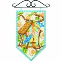 Набір для вишивання хрестиком "Весна//Spring Mini Banner" DIMENSIONS 72-74133