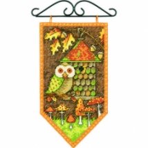 Набір для вишивання хрестиком "Осень//Autumn Mini Banner" DIMENSIONS 72-74135