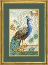 Набор для вышивания крестом "Королевский павлин//Royal Peacock" DIMENSIONS 70-35339