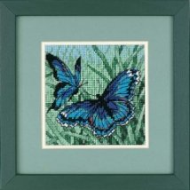 Набор для вышивания гобеленом "Дуэт бабочек//Butterfly Duo" DIMENSIONS 07183