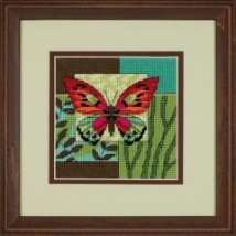 Набор для вышивания гобеленом "Бабочка//Butterfly Impression" DIMENSIONS 07222