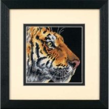Набор для вышивания гобеленом "Профиль тигра//Tiger Profile" DIMENSIONS 07225