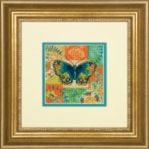Набор для вышивания гобеленом "Бабочка//Butterfly Pattern" DIMENSIONS 71-07243
