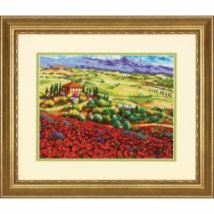 Набір для вишивання гобеленом "Тосканські маки//Tuscan Poppies" DIMENSIONS 71-20084