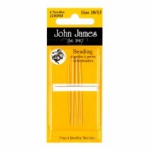 Beading №15 (4шт) Набор бисерных игл John James (Англия)