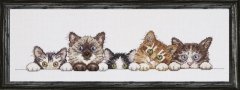 Набор для вышивания крестом "Curious Kittens//Любопытные котята" Design Works