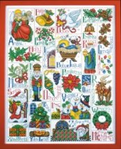 Набор для вышивания крестом "Christmas ABC Sampler//Рождественский сэмплер" Design Works