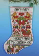 Набір для вишивання хрестиком "Christmas Treasures//Різдвяні скарби" Design Works