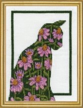 Набор для вышивания крестом "Flower Cat//Цветочный кот" Design Works