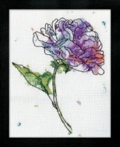 Набор для вышивания крестом "Lilac Floral//Сиреневый цветок" Design Works