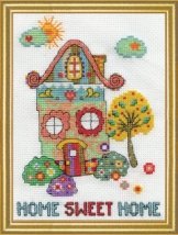 Набор для вышивания крестом "Home Sweet Home//Дом, милый дом" Design Works