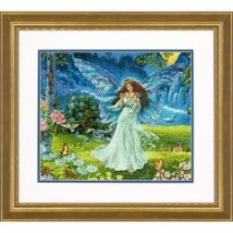 Набор для вышивания крестом "Весенняя фея//Spring Fairy" DIMENSIONS 70-35354