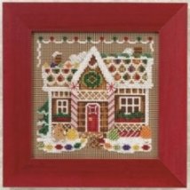 Набір для вишивання "Gingerbread House//Пряничний будиночок" Mill Hill MH140306